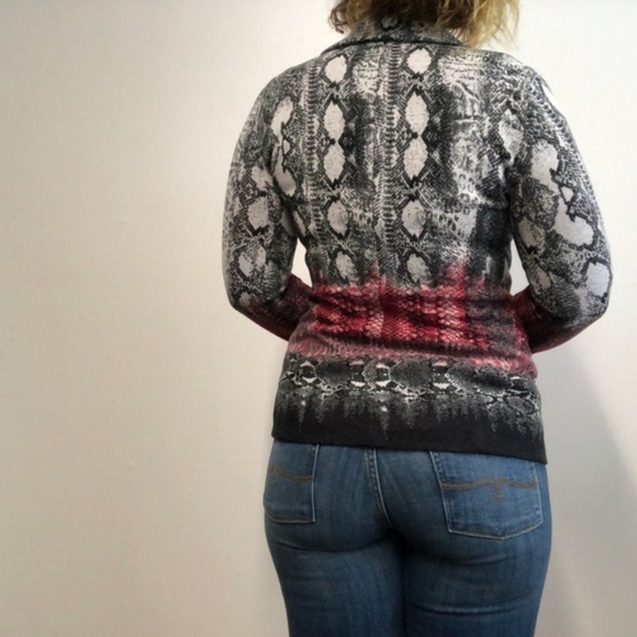 Yoana Baraschi Reptile Ombre Print Blazer Womens - Picture 4 of 5